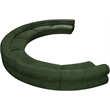 Bowery Hill Contemporary Soft Green Chenille Fabric Modular Sofa