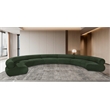 Bowery Hill Contemporary Soft Green Chenille Fabric Modular Sofa