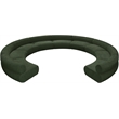 Bowery Hill Contemporary Soft Green Chenille Fabric Modular Sofa