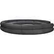 Bowery Hill Contemporary Soft Grey Chenille Fabric Modular Sofa