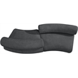 Bowery Hill Contemporary Soft Grey Chenille Fabric Modular Sofa