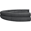 Bowery Hill Contemporary Soft Grey Chenille Fabric Modular Sofa
