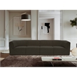 Bowery Hill Contemporary Rich Brown Boucle Fabric Modular Sofa