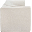 Bowery Hill Contemporary Rich Cream Boucle Fabric Modular Sofa