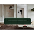 Bowery Hill Contemporary Rich Green Boucle Fabric Modular Sofa