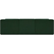 Bowery Hill Contemporary Rich Green Boucle Fabric Modular Sofa