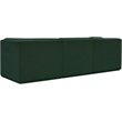 Bowery Hill Contemporary Rich Green Boucle Fabric Modular Sofa
