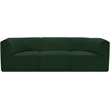 Bowery Hill Contemporary Rich Green Boucle Fabric Modular Sofa