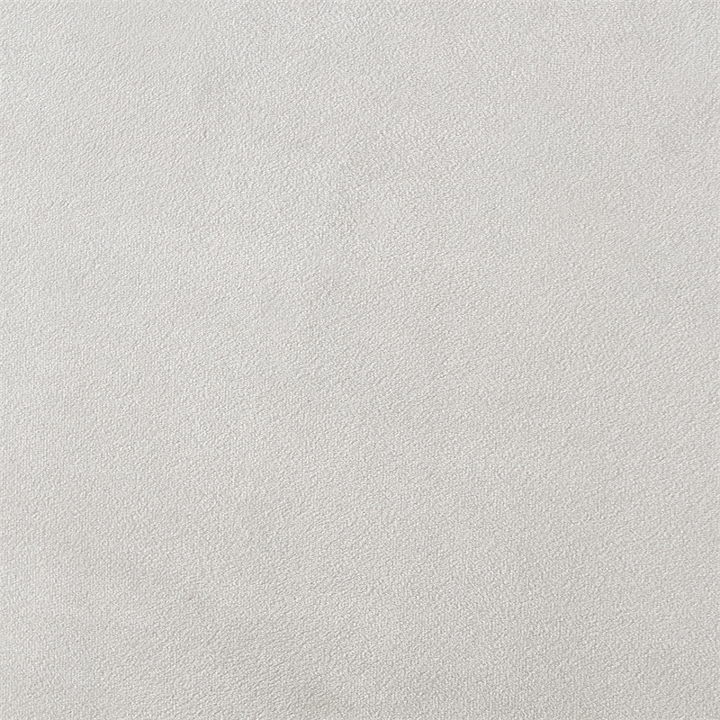 Bowery Hill Contemporary Solid Wood Frame Cream Durable Velvet Full Bed