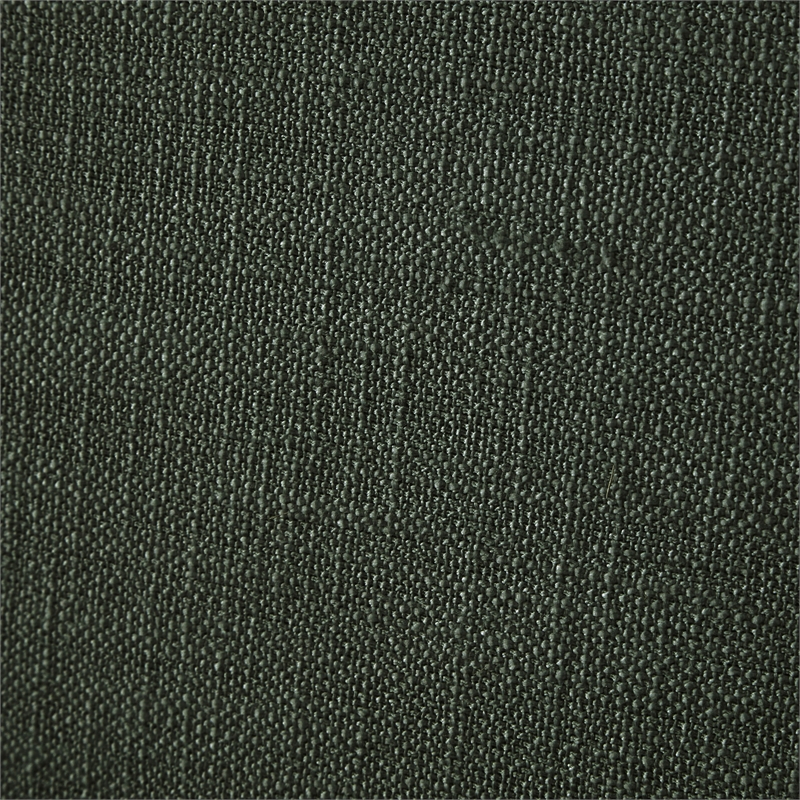 Bowery Hill Contemporary Olive Green Linen Textured Fabric King Bed