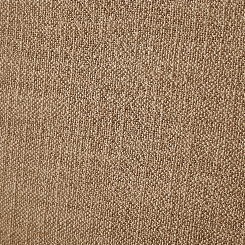 Bowery Hill Contemporary Tan Linen Textured Fabric Queen Bed