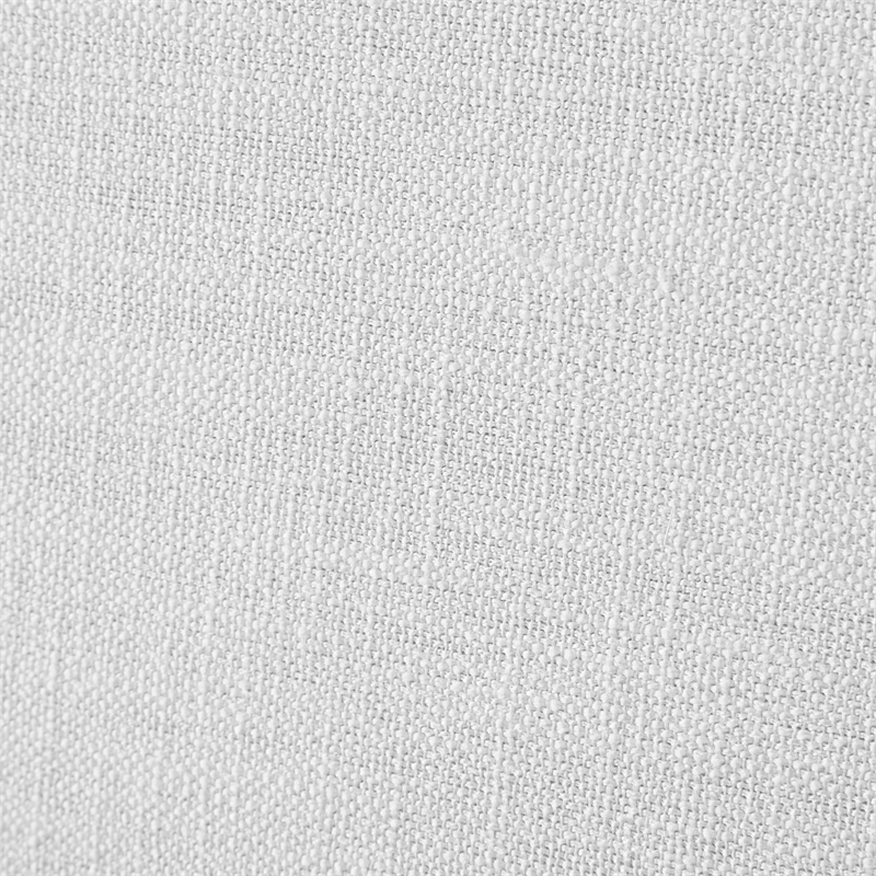 Bowery Hill Contemporary White Linen Textured Fabric King Bed