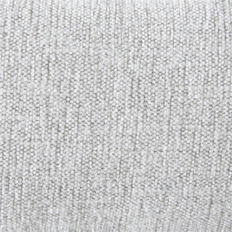 Bowery Hill Contemporary Cream Linen Textured Fabric Queen Bed