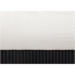 Bowery Hill Contemporary Cream Linen Textured Fabric Queen Bed