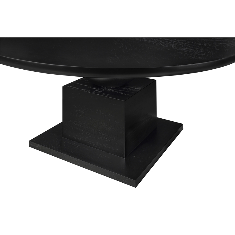 Bowery Hill Modern / Contemporary Rich Oak Veneer Dining Table