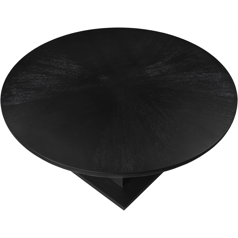 Bowery Hill Modern / Contemporary Rich Oak Veneer Dining Table