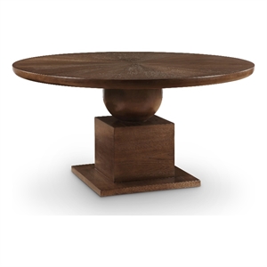 Bowery Hill Modern / Contemporary Rich Oak Veneer Dining Table