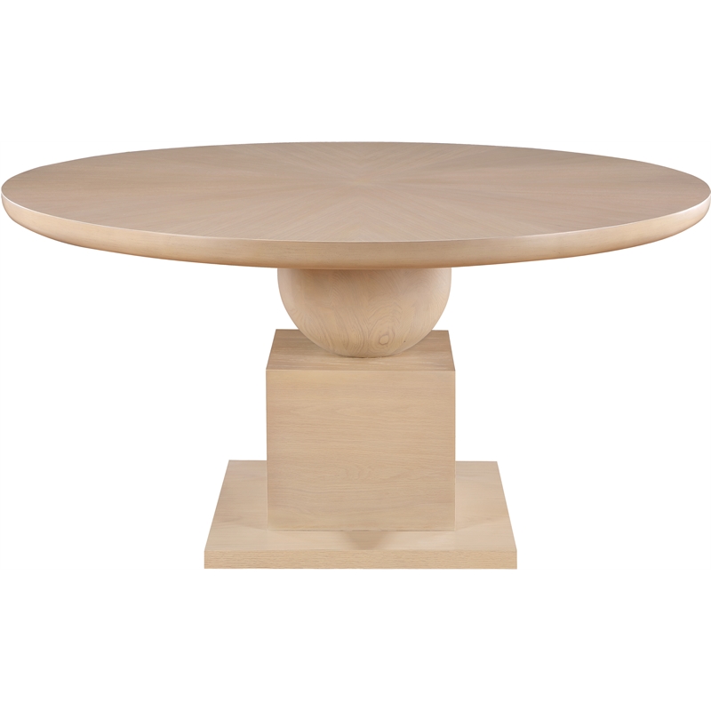 Bowery Hill Modern / Contemporary Rich Oak Veneer Dining Table