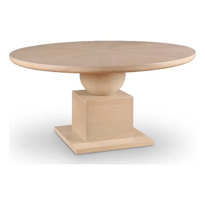 Bowery Hill Modern / Contemporary Rich Oak Veneer Dining Table