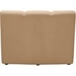 Bowery Hill Contemporary Deep Channel Tufted Soft Camel Velvet Modular Chair