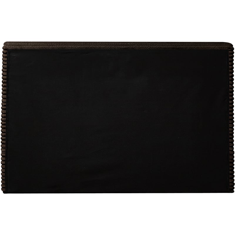 Bowery Hill Contemporary Textured Soft Brown Corduroy Twin Bed