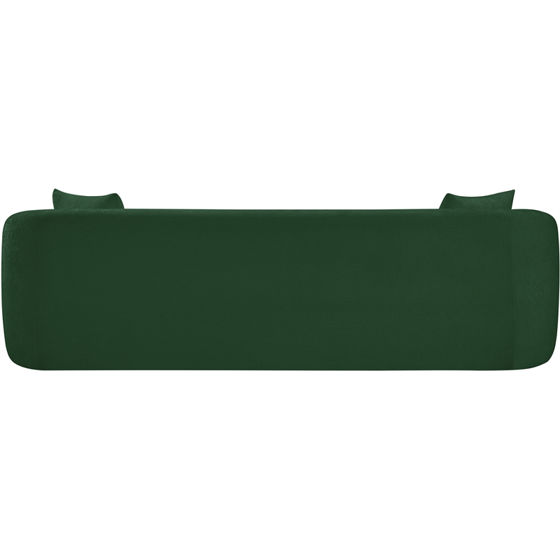 Bowery Hill Contemporary Soft Green Chenille Durable Fabric Sofa