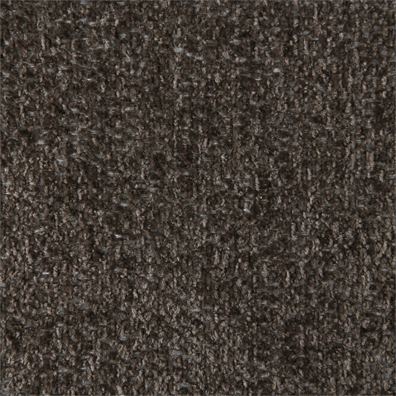 Bowery Hill Contemporary Soft Brown Chenille Fabric Queen Bed