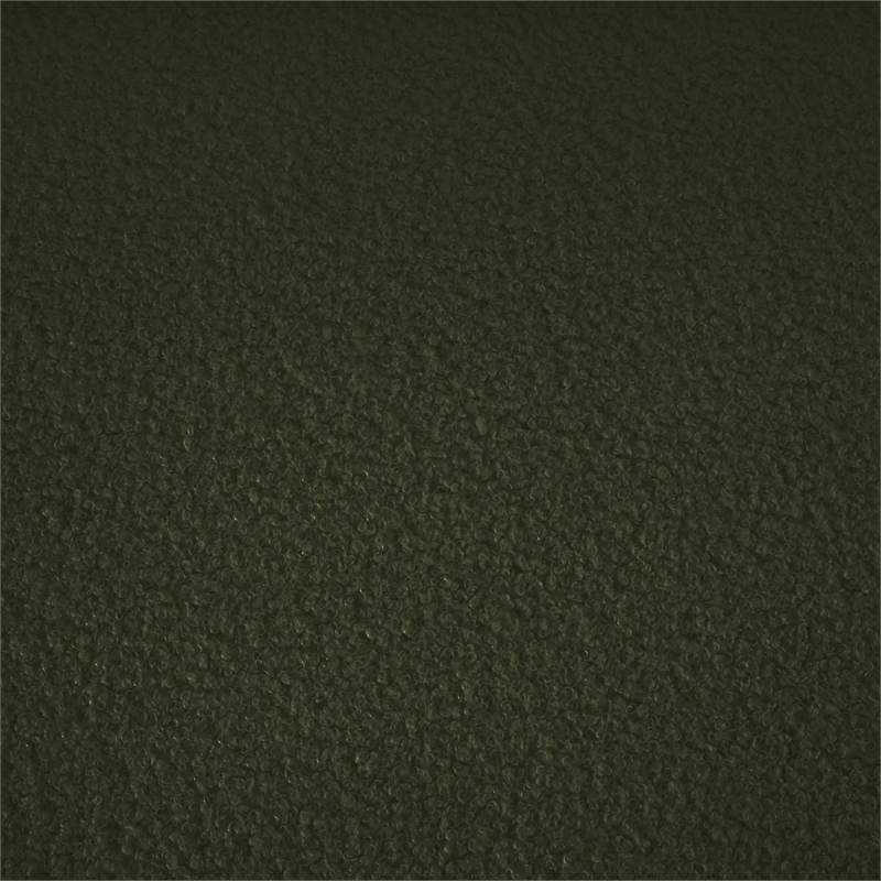 Bowery Hill Contemporary Soft Green Teddy Durable Fabric Sofa
