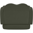 Bowery Hill Contemporary Solid Wood Frame Green Durable Velvet Chair