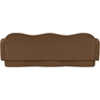 Bowery Hill Contemporary Solid Wood Frame Saddle Durable Velvet Sofa