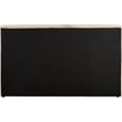 Bowery Hill Contemporary Beige Velvet Full Fully Slatted Bed
