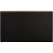 Bowery Hill Contemporary Brown Velvet Full Fully Slatted Bed