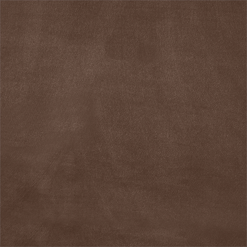 Bowery Hill Contemporary Brown Velvet Twin Fully Slatted Bed