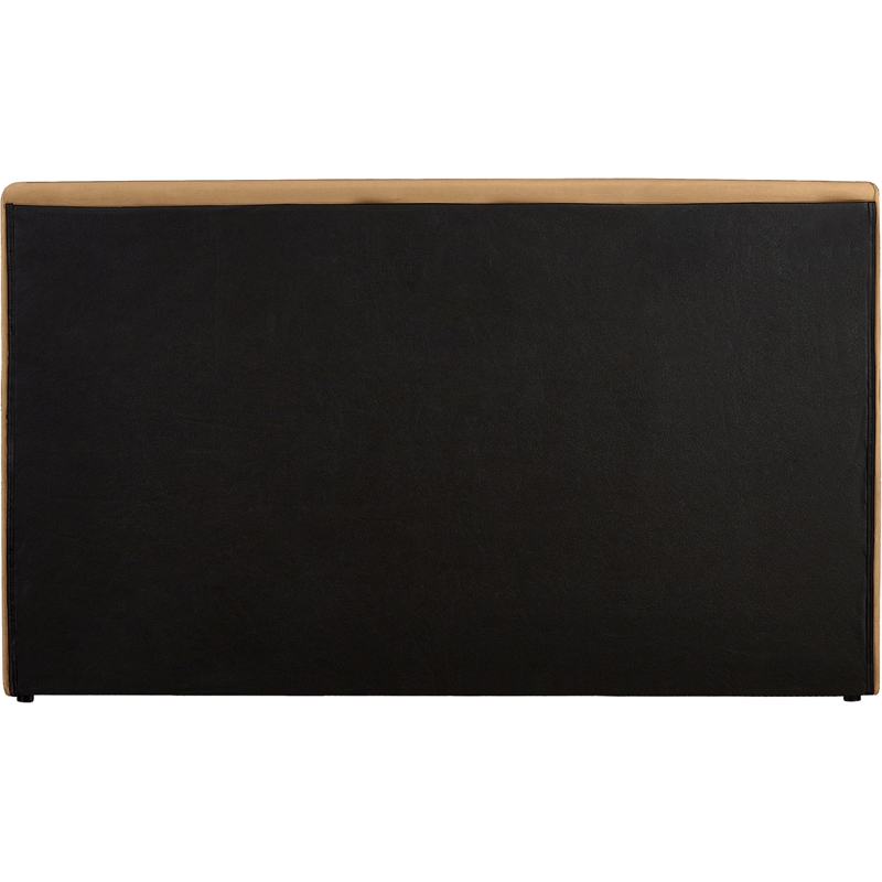 Bowery Hill Contemporary Saddle Velvet Full Fully Slatted Bed