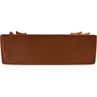 Bowery Hill Contemporary Solid Wood Frame Cognac Durable Velvet Sofa