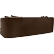 Bowery Hill Contemporary Solid Wood Frame Brown Durable Velvet Sofa