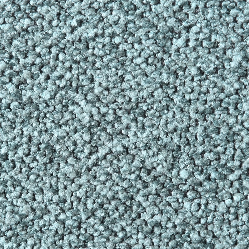 Bowery Hill Contemporary Soft Blue Chenille Durable Fabric Full Bed