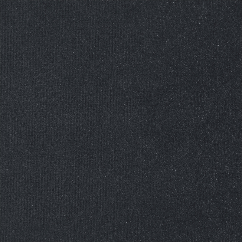 Bowery Hill Contemporary Black Velvet Twin Trundle/Storage Bed