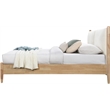 Bowery Hill Contemporary Soft Cream Polyester Fabric Full Bed