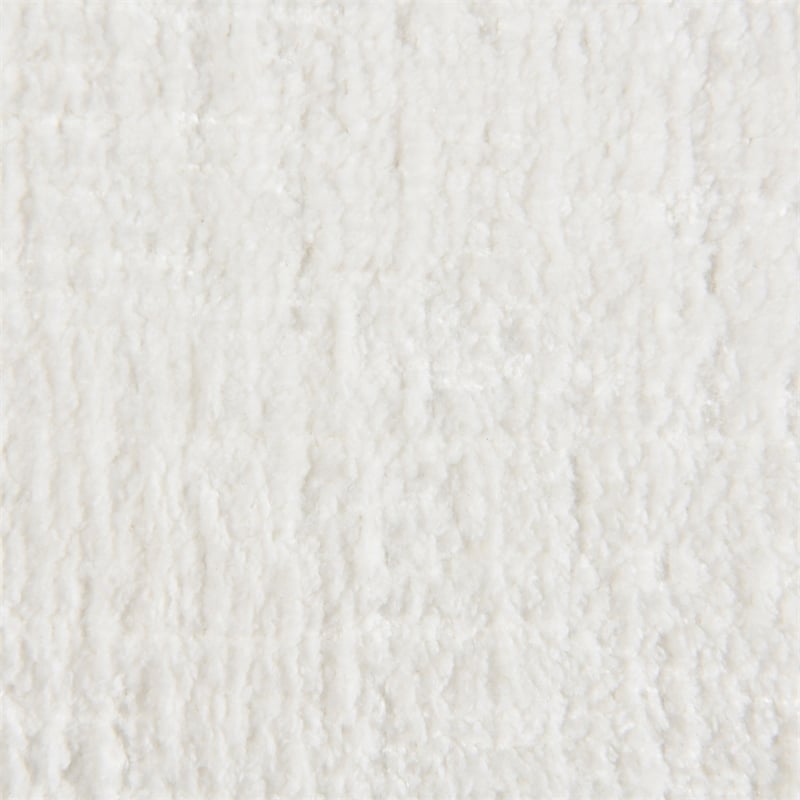 Bowery Hill Contemporary Soft Cream Polyester Fabric Full Bed
