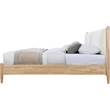 Bowery Hill Contemporary Soft Cream Polyester Fabric King Bed