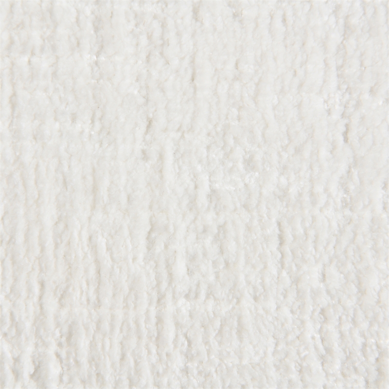 Bowery Hill Contemporary Soft Cream Polyester Fabric Queen Bed