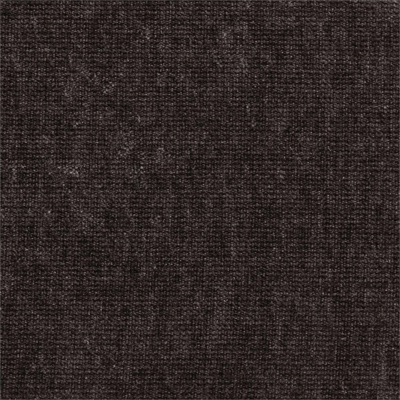Bowery Hill Contemporary Soft Brown Chenille Fabric Twin Bed