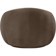 Bowery Hill Contemporary Solid Wood Inner Frame Brown Durable Velvet Chair