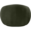 Bowery Hill Contemporary Solid Wood Inner Frame Green Durable Velvet Chair