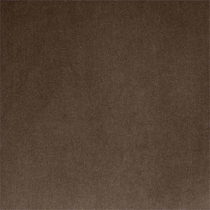 Bowery Hill Contemporary Solid Wood Inner Frame Brown Durable Velvet Sofa