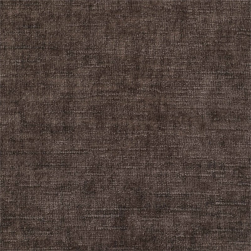 Bowery Hill Contemporary Soft Brown Chenille Fabric Queen Bed