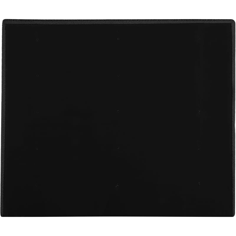Bowery Hill Contemporary Deep Channel Tufted Rich Black Boucle Fabric Full Bed