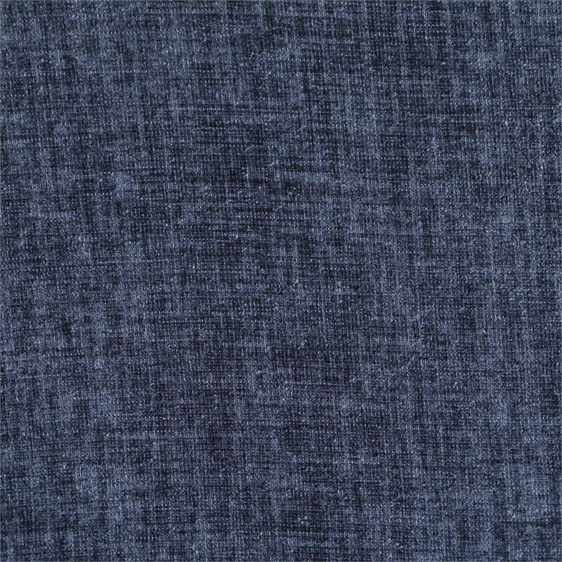 Bowery Hill Contemporary Deep Channel Tufted Soft Navy Chenille Fabric Full Bed