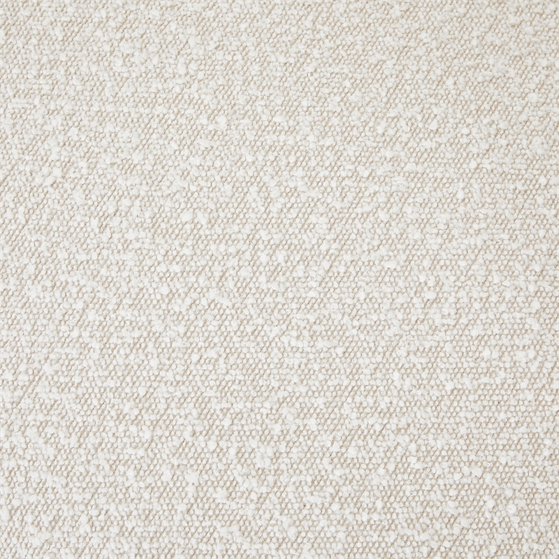 Bowery Hill Contemporary Deep Channel Tufted Rich Cream Boucle Fabric Full Bed